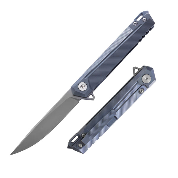 S35VN Pocket Knife With Titanium Handle And Liner Lock System