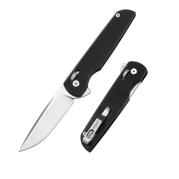 DREAMTECH Folding Pocket Knife G10 Handle D2 Blade Knife D4250