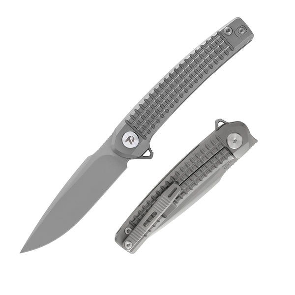 M390 Pocket Knife With Titanium Handle And Liner Lock System