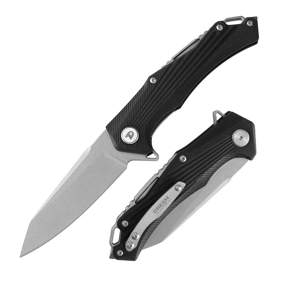DREAMTECH Knife Folding Knife G10 Knives D2 Knife D3287