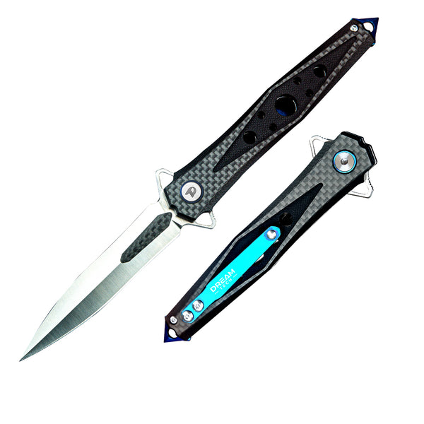 DREAMTECH Knife Outdoor knife Carbon Fiber Knife D2 Knife D3392