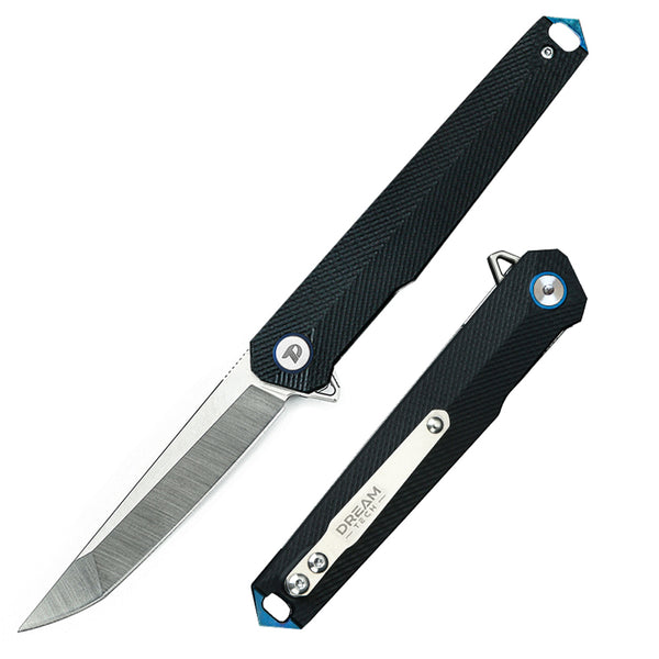 DREAMTECH Knives Folding Outdoor knife G10 Knives D2 Knife D3395