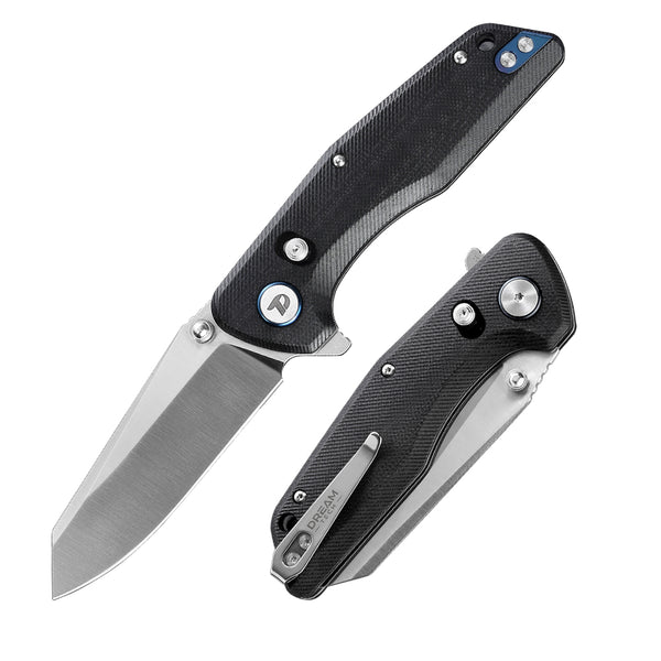 DREAMTECH Knife Pocket knife G10 Handle D2 Knife D3442