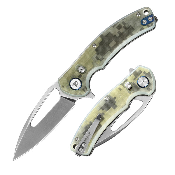 DREAMTECH Knife Outdoor knife G10 Handle D2 Knife D3444