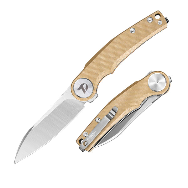 DREAMTECH Knives Folding Outdoor knife G10 Knives D2 Knife D3618