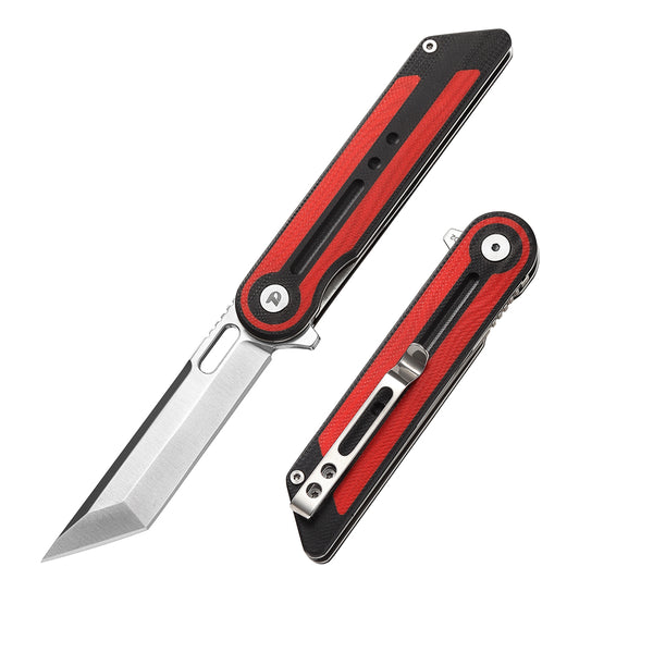 DREAMTECH Knife Folding Pocket Knife G10 Knives D2 Knife D3863