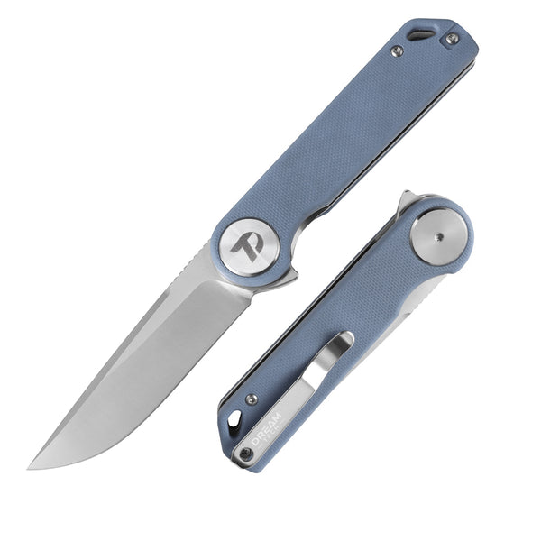DREAMTECH Knife Folding Knife G10 Handle D2 Knife D3897