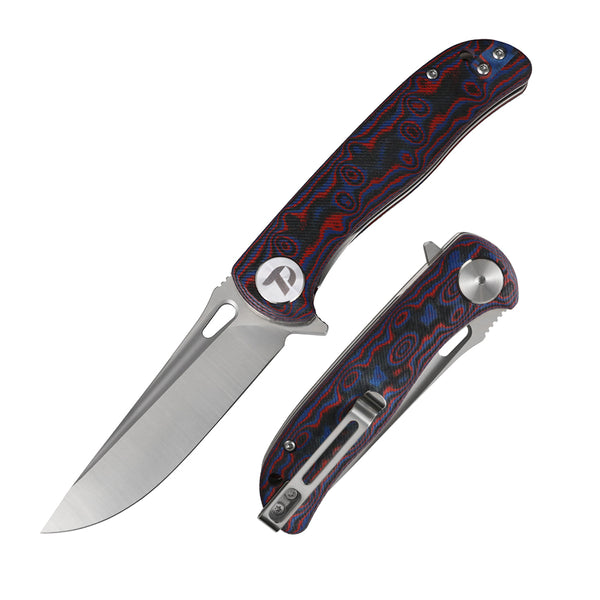 DREAMTECH Knife Folding Knife Micarta Knife D2 Blade Knife D3898