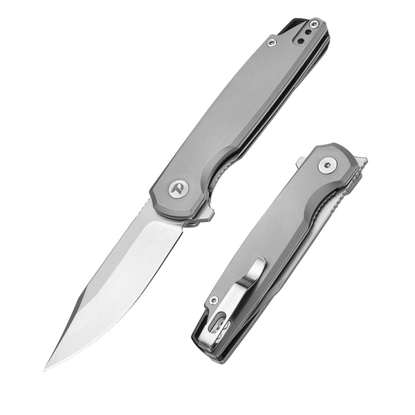 DREAMTECH Kinfe Folding Pocket Knife Titanium Knives D2 Knife D4285