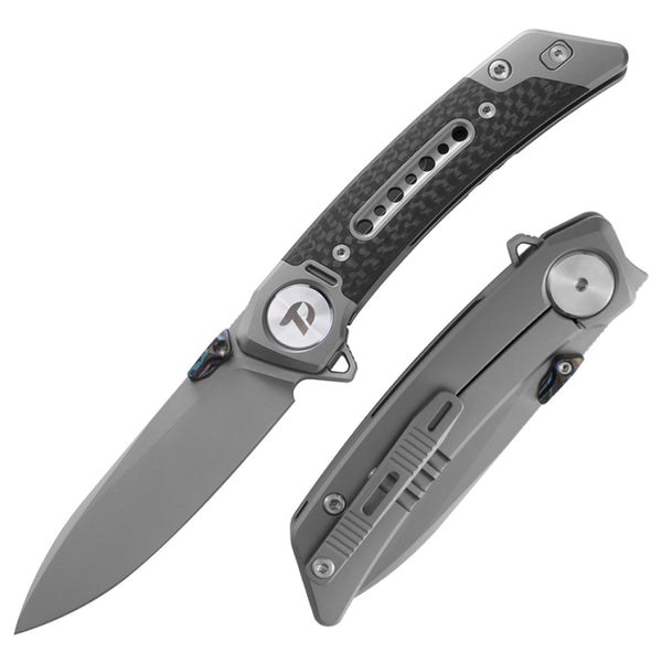 DREAMTECH M390 Knife With Titanium & Carbon Fiber Handle And Liner Lock System D9610