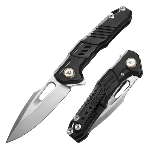 DREAMTECH Outdoor Folding Knife Titanium Handle M390 Blade Knife D9710