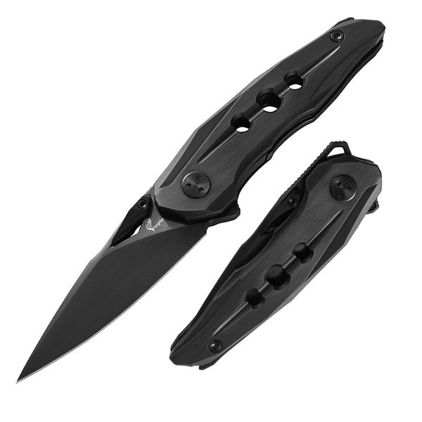 M390 Pocket Knife With TC21 Handle and The Pivot Axel Anti-rotation System (Our Patents)