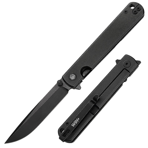 D2 Pocket Knife With Titanium Handle And Liner Lock System